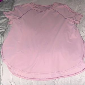 lululemon pink open sides top